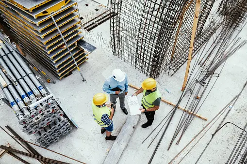 drone in construction